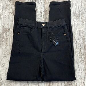 Express NWT Black Distressed Slim Super High Rise Jeans Size 00